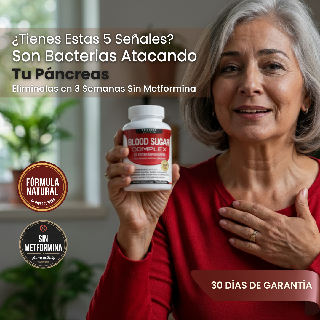 BLOOD SUGAR COMPLEX | Fórmula Natural con 20 Ingredientes Activos